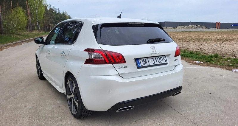 Peugeot 308 cena 50000 przebieg: 154442, rok produkcji 2015 z Opole małe 596